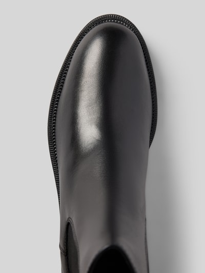 Produktfoto, schwarze Chelseas aus echtem Rindsleder von Tamaris, glatte Struktur, Damen Chelseas von Tamaris
