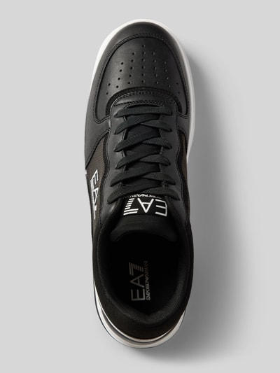 EA7 Emporio Armani Sneakers met labelprint, model 'SUMMER COURT' Zwart - 4