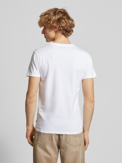 Levi's® T-Shirt mit Label-Print im 2er-Pack Weiss 5