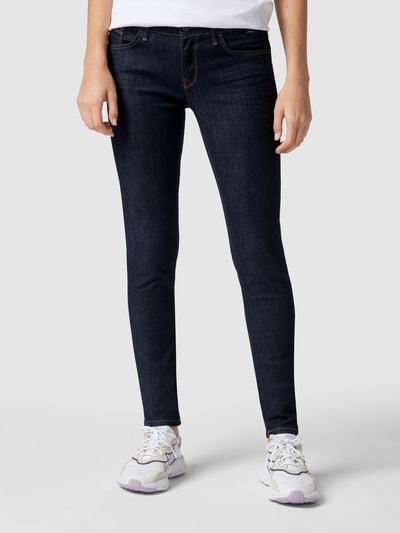 Mavi Jeans Super skinny fit jeans met viscose, model 'Adriana' Donkerblauw - 4