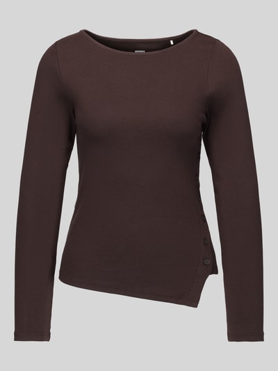 Levi's® Slim Fit Langarmshirt aus Baumwoll-Mix mit asymmetrischer Knopfleiste Hazel 2