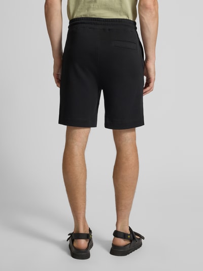 BOSS Orange Regular fit sweatshorts van puur katoen Zwart - 5