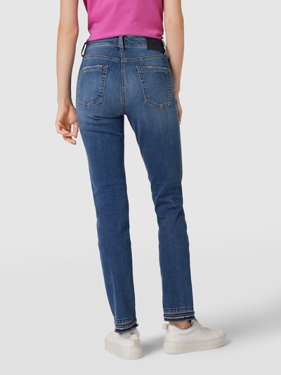 Cambio Verkorte jeans met stretch, model 'PINA' Blauw - 5