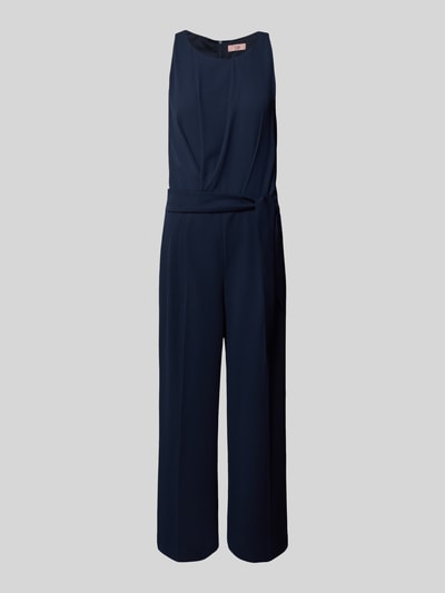 V.M. Jumpsuit mit Bindegürtel Marine 2