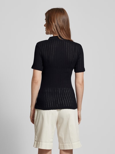 Marc O'Polo Strickshirt mit Polokragen Black 5