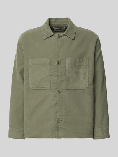 Drykorn Kurtka koszulowa z listwą guzikową model ‘DIARD’ Trzcinowy 2