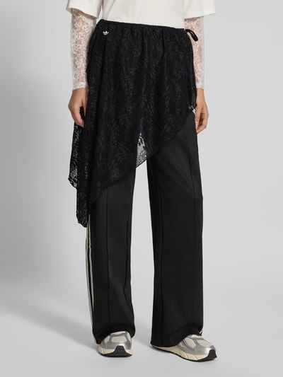 adidas Originals Loose Fit Sweathose aus Baumwoll-Mix Modell '2IN1 LACE FIREBIRD' Black 4