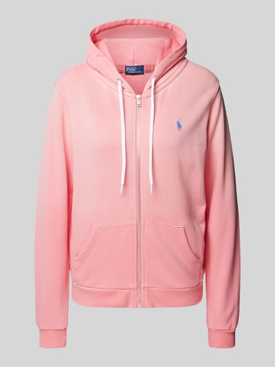 Polo Ralph Lauren Sweatjacke mit Logo-Stitching Pink 2