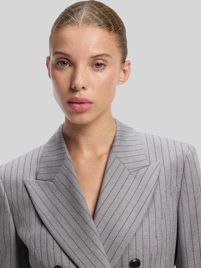 HUGO Regular Fit Longblazer mit Viskose-Anteil Modell 'Ankati' Mittelgrau 2