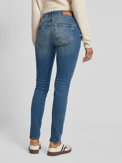 MOS MOSH Skinny fit jeans met applicaties, model 'Naomi' Blauw - 5