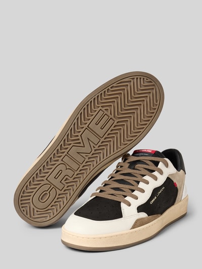 Crime London Sneaker aus Leder mit Schnürung Modell 'CHELSEA' Black 4