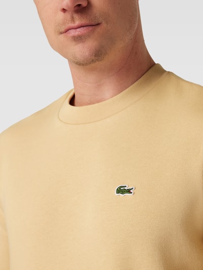 Lacoste Sweatshirt in melangelook Beige - 3