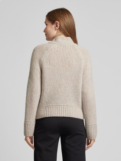 Marc Cain Gebreide pullover met opstaande kraag Ecru - 5