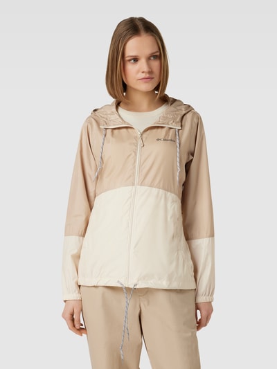 COLUMBIA Windbreaker met labeldetails, model 'FLASH' Taupe - 4