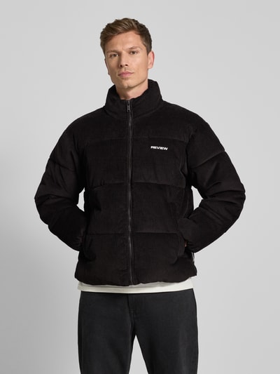 REVIEW Steppjacke mit Reißverschluss Black 4