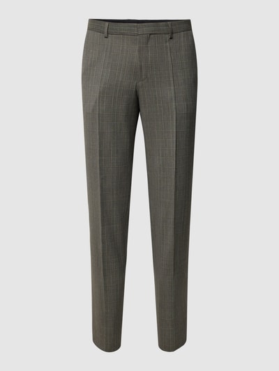 BOSS Spodnie i spodnie ściągające ze wzorem Glencheck model ‘Leon’ Jasnobrązowy 2