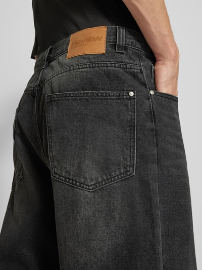 REVIEW Essentials super baggy jeans  Zwart - 3