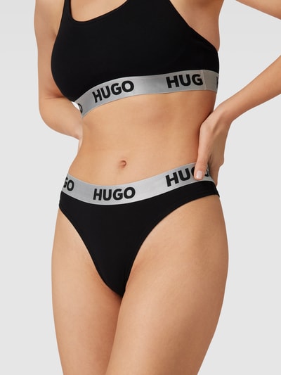 HUGO String mit Label-Detail Modell 'SPORTY' Graphit 3