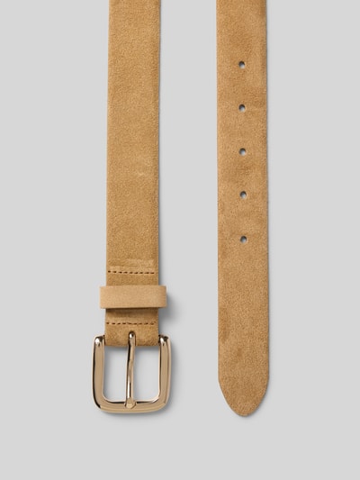 Weinmann Ledergürtel mit Dornschließe Modell 'Volanato' Beige 3