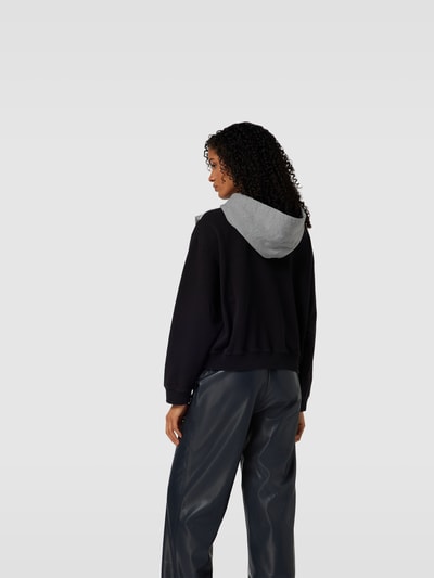 MM6 Maison Margiela Hoodie im Layering-Look Hellgrau 5