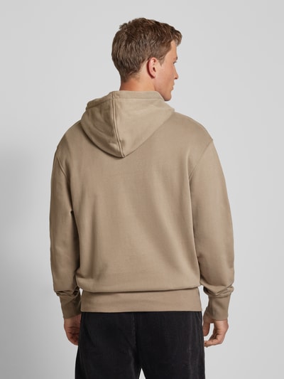 Calvin Klein Jeans Hoodie met labelstitching Beige - 5