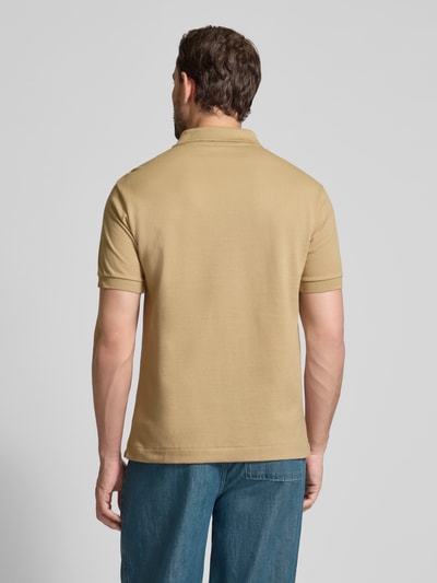 Lacoste Regular Fit Poloshirt aus reiner Baumwolle Beige 5