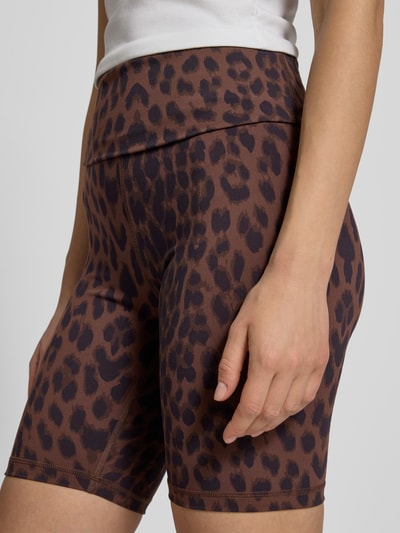 OH APRIL Radlerhose mit elastischem Bund Modell 'Rhea' Mittelbraun Mel 3