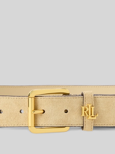 Lauren Ralph Lauren Pasek z naturalnej skóry Szarobrązowy 2