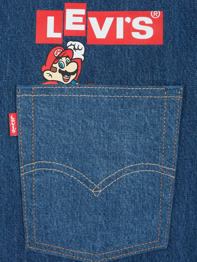 Levi's® Shopper van Levi's® x Super Mario Jeansblauw - 2