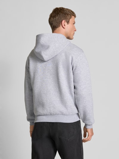 REVIEW Bluza rozpinana o kroju regular fit z aplikacją z logo Jasnoszary melanż 5