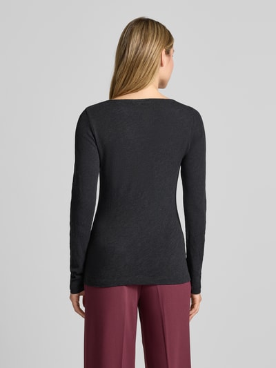 Marc O'Polo Slim fit shirt met lange mouwen van puur katoen Donkergrijs - 5