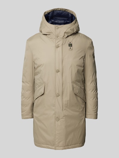 Blauer Usa Parka met capuchon, model 'FALCON' Rietgroen - 2