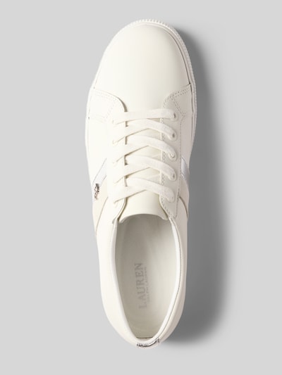 Lauren Ralph Lauren Sneaker aus Leder mit Label-Applikation Modell 'JANSON II' Weiss 3