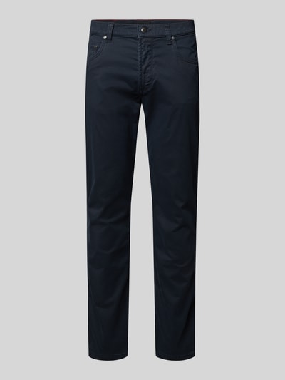 bugatti Modern fit broek in 5-pocketmodel Marineblauw - 2