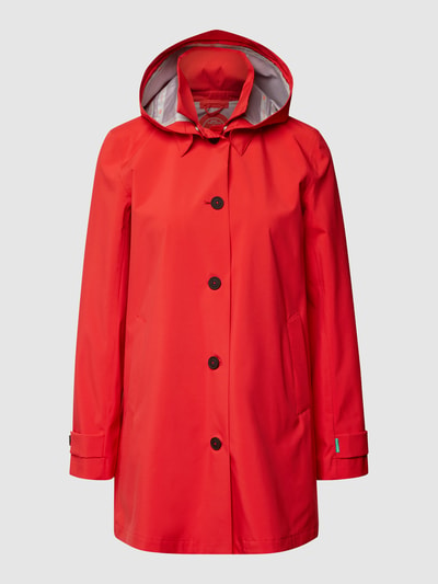 SAVE THE DUCK Jacke mit abnehmbarer Kapuze Modell 'APRIL' Rot 2