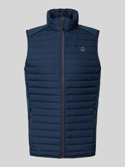 Jack & Jones Bodywarmer met labelprint, model 'MULTI' Marineblauw - 2