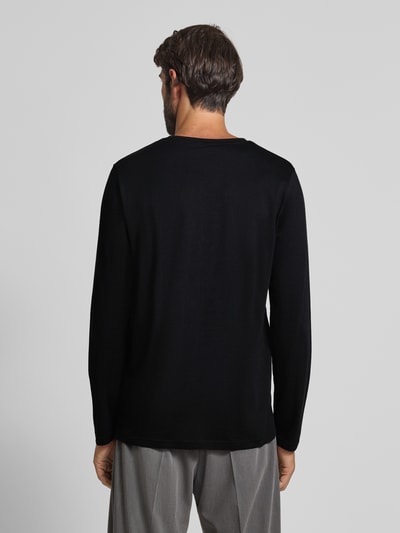 Fynch-Hatton Strickpullover mit Logo-Detail Black 5