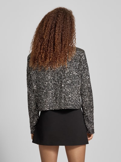 Karo Kauer Blouseshirt met ronde hals Zilver - 5