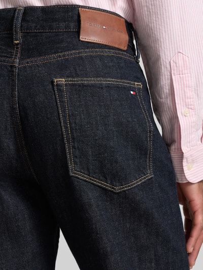 Tommy Hilfiger Straight Fit Jeans aus reiner Baumwolle Modell 'DOVER' Dunkelblau 3