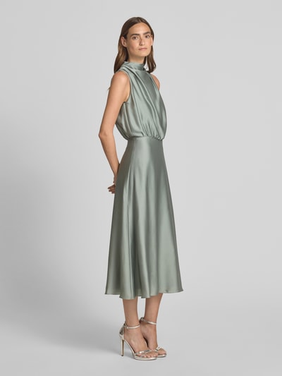 Swing Midikleid mit Nahtreißverschluss Lind 1