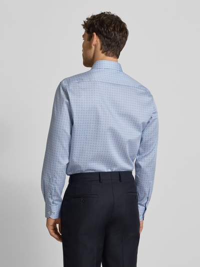 ETERNA Regular fit Business Hemd aus Baumwolle mit Kentkragen Bleu 5