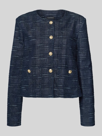 Emporio Armani Blazer mit Strukturmuster Marine 2