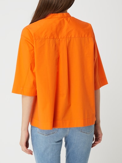 Emily Van den Bergh Boxy fit blouse met korte mouwen  Oranje - 5