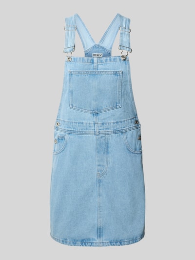 Only Slim fit jeansjurk met banden, model 'LINN' Lichtblauw - 2