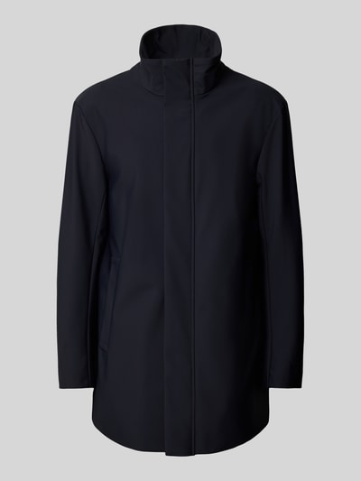 Emporio Armani Kurzmantel mit Stehkragen und Eingrifftaschen Marine 2