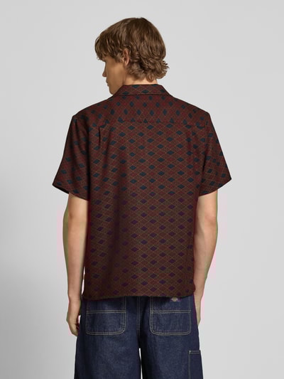 BLKVIS Relaxed Fit Freizeithemd mit Label-Stitching Black 5