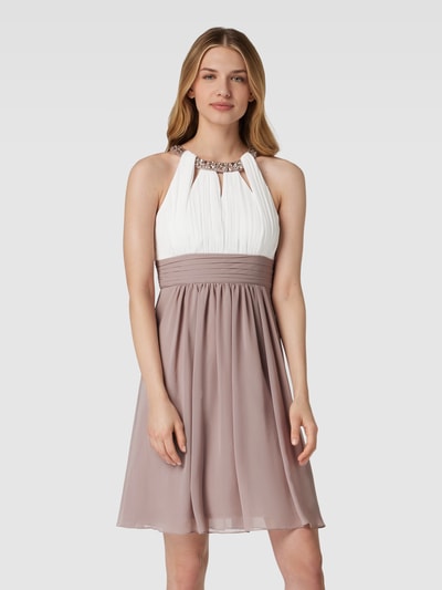 Jake*s Cocktail Cocktailkleid mit gelegten Falten Mauve 4