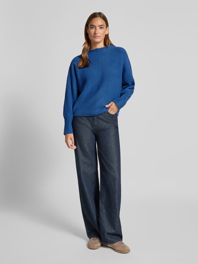 s.Oliver RED LABEL Regular Fit Strickpullover mit Woll-Anteil Blau 1