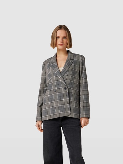 Anine Bing Blazer mit Glencheck-Muster Mittelgrau 4