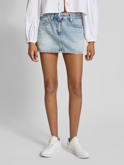 Tommy Jeans Spódnica jeansowa micro mini z mieszanki bawełny i lyocellu Jasnoniebieski 4